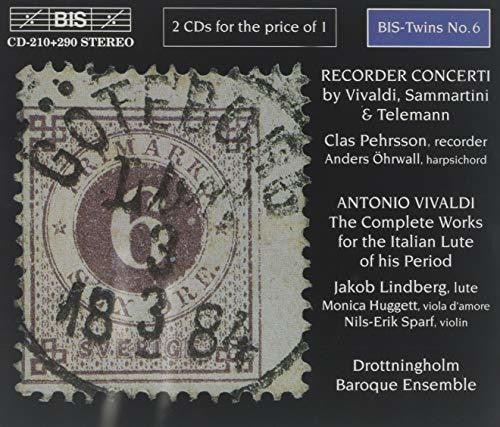 Vivaldi/ Sammartini/ Telemann/ Pehrsson - Recorder Concerti / Lute Music