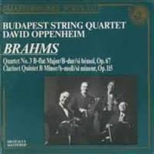 Brahms/ Schneider/ Budapest String Quartet - String Quartet No 3