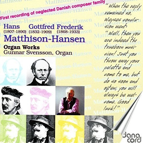 Gunnar Svensson - Organ Music By Mathhais-Hansen