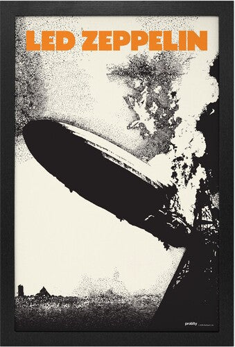 Led Zeppelin 11X17 Framed Print With Gel-Coat