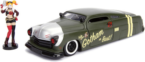 DC Comics Bombshells - 1:24 1951 Mercury Die-Cast Car & Harley Quinn Figure