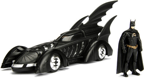 DC Batman Forever - Hollywood Rides - 1:24 '95 Batmobile Die-Cast Car & Batman Figure