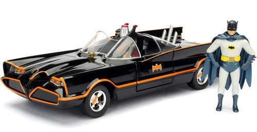 DC Batman: Classic TV Series - 1:24 1966 Batmobile with Batman & Robin Figures