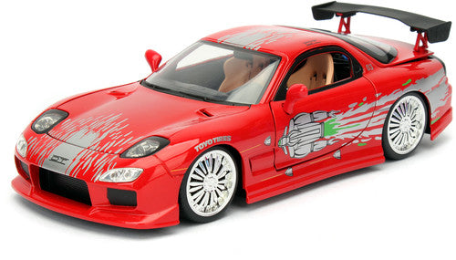 Fast & Furious 1 - 1:24 Dom's Mazda RX-7 Die-Cast Car