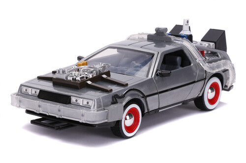 Back to the Future 3 - Hollywood Rides - 1:24 Time Machine Die-Cast Car with Lights