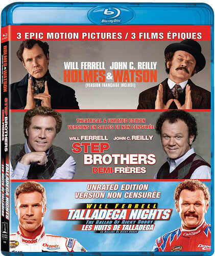 Holmes & Watson / Step Brothers / Talladega Nights: The Ballad Of Ricky Bobby