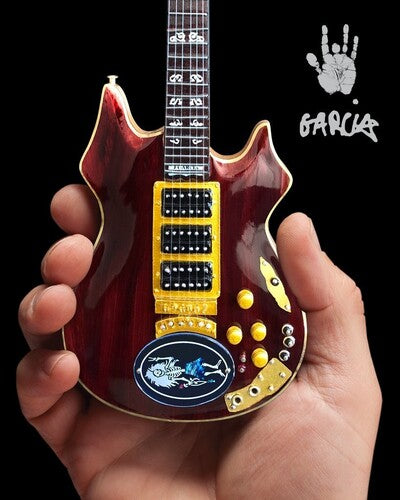 Jerry Garcia Rosebud Tribute 10 Inch Miniature Guitar Officially Licensed