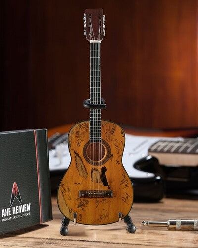 Signature Trigger Acoustic 10 Inch Miniature Guitar Replica Collectible