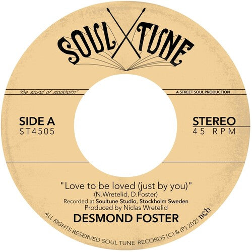 Desmond Foster - Love To Be Loved (Just By You)