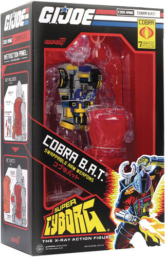 Super7 - G.I. Joe Super Cyborg - Cobra B.A.T. (Clear)