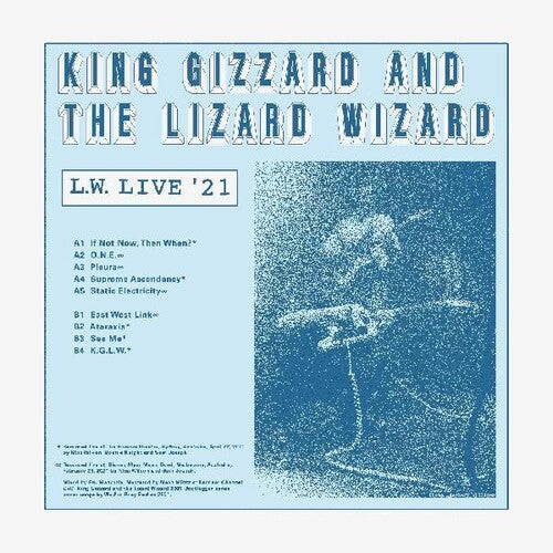 King Gizzard & the Lizard Wizard - L.w. Live In Australia (Reverse Groove)