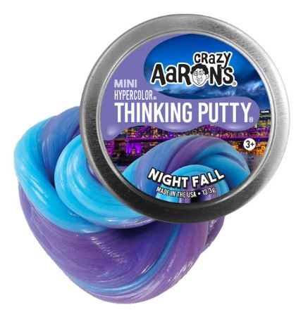 Crazy Aaron's Thinking Putty Mini Tin - Night Fall