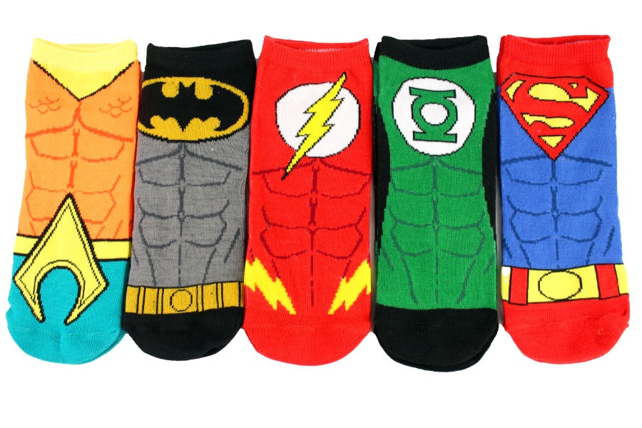 DC Comics Heroes Cosplay Socks 5-Pack