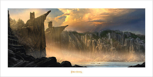 WETA Workshop - Lord of the Rings - The Argonath - Pillars of the Kings Art Print