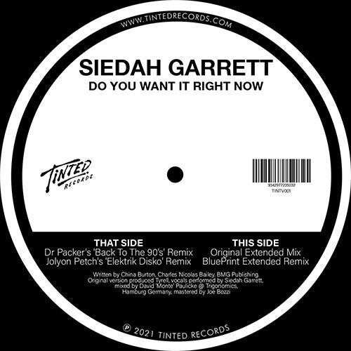 Siedah Garrett - Do You Want It Right Now 2021 Remixes