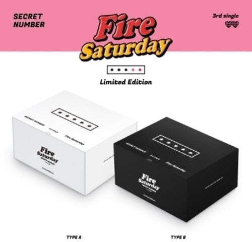 Secret Number - Fire Saturday (Limited Edition) (incl. Photobook, 2 Tazos. 2 Door Signs, Photo Sticker, 2 Photocards + Ball Cap)