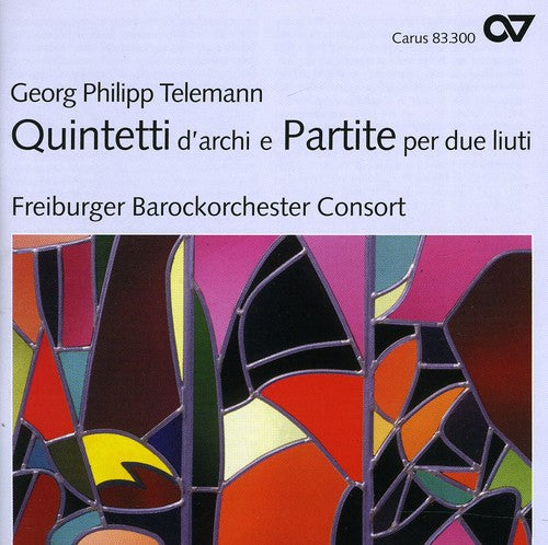 Telemann/ Freiburg Baroque Orchestra Consort - Quintets for Strings & Partitas for 2 Lutes