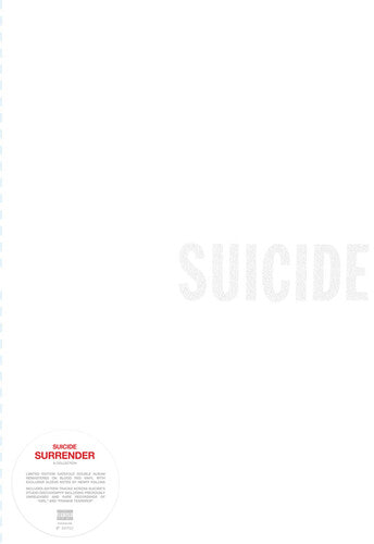 Suicide - Surrender