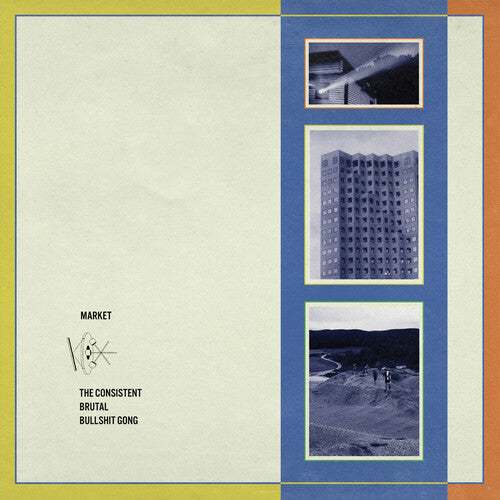 Market - The Consistent Brutal Bullshit Gong (Transparent Dark Blue)