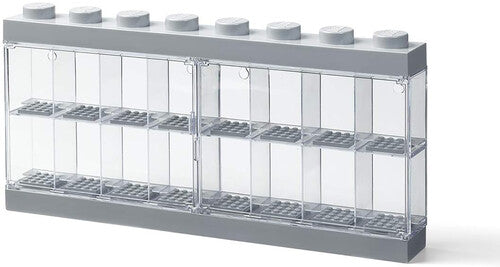 LEGO Minifigure Stackable Display Case 16, Grey