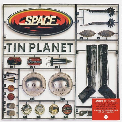 Space - Tin Planet - 140-Gram Clear & Silver Splatter Colored Vinyl