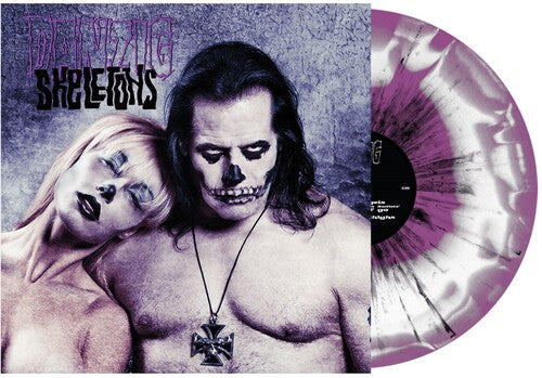Danzig - Skeletons - Purple & White Swirl w/ Black Splatter