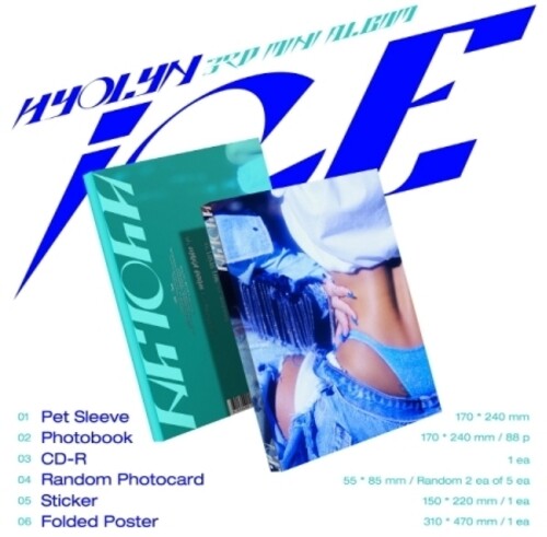 Hyolyn - Ice - incl. Photo Book, 2 Photo Cards, Sticker + Poster