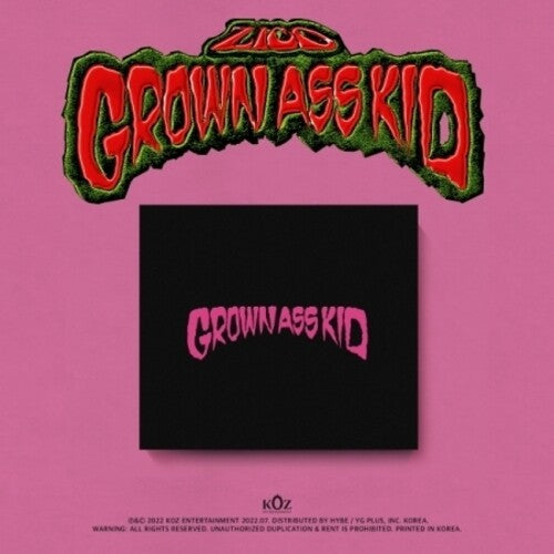 Zico - Grown Ass Kid - Jewel Case Version - incl. 16pg Booklet + Zimoticon Sticker