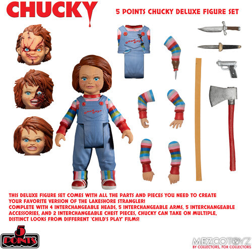 Mezco - 5 Points - Chucky Deluxe Figure Set