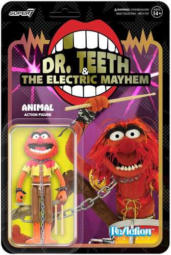 Super7 - Muppets ReAction Figures Wave 1 - Electric Mayhem Band - Animal