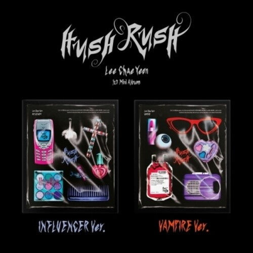 Lee Chae Yeon - Hush Rush - Radnom Cover - incl. 76pg Photobook, Sticker, Bag Charm, 2 Photo Card, Flyers + Folded Poster