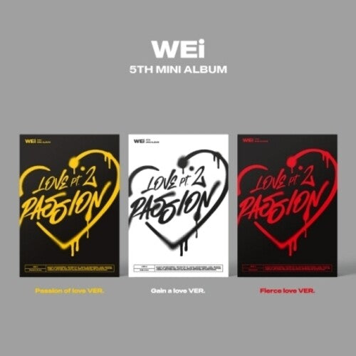 Wei - Love Pt.2 : Passion - incl. 84pg Photo Book, Lyric Book, Film Photo, ID Card + 2 Photo Cards