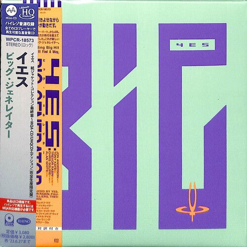 Yes - Big Generator - UHQCD x MQA-CD / Paper Sleeve