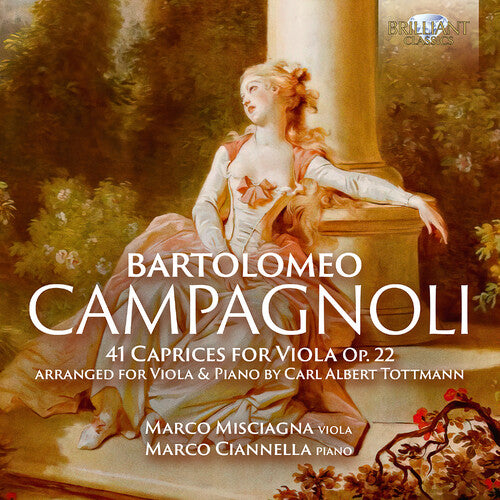 Campagnoli/ Misciagna/ Ciannella - 41 Caprices for Viola Op.22 arranged for Viola & Piano by Carl