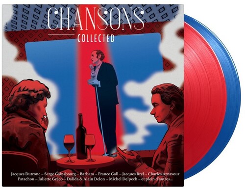 Chansons Collected/ Various - Chansons Collected / Various - Limited 180-Gram Red & Blue Colored Vinyl