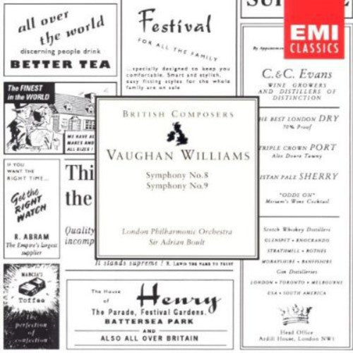 Vaughan Williams/ Boult/ London Phil Orch - Symphony 8/9