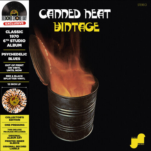 Canned Heat - Vintage - Red/Black Splatter