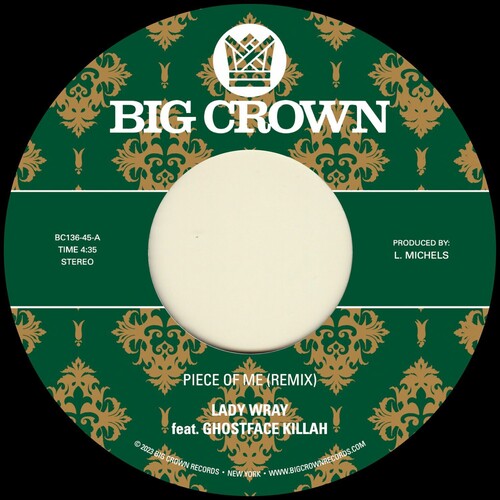 Lady Wray - Piece Of Me (feat. Ghostface Killah) b/w Joy & Pain (Pete Rock Remix)