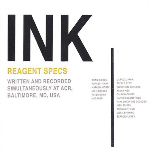 Ink - Reagent Specs