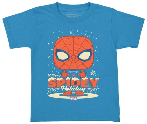 FUNKO POCKET POP! & TEE: Marvel - Holiday Spiderman - XS