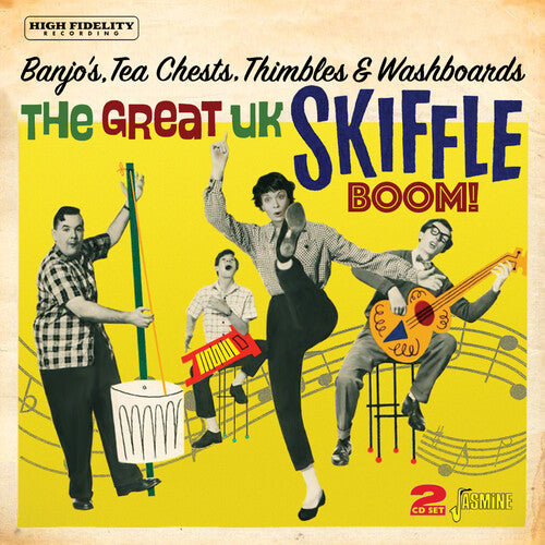 Banjos Tea Chests Thimbles & Washboards: Great UK - Banjos, Tea Chests, Thimbles & Washboards: The Great UK Skiffle Boom! / Various