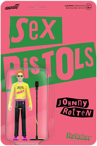 Super7 - Sex Pistols - ReAction Figures Wv2 - Johnny Rotten (Never Mind the Bollocks)