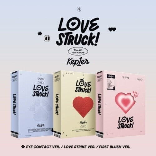 Kep1ER - Lovestruck! - Random Cover - incl. 84p Photobook, 3 Postcards, Tattoo Sticker, Hidden Message card, Folded Poster + 2 Photocards