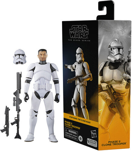 Star Wars: The Clone Wars - Black Series - Phase II Clone Trooper Action Figure