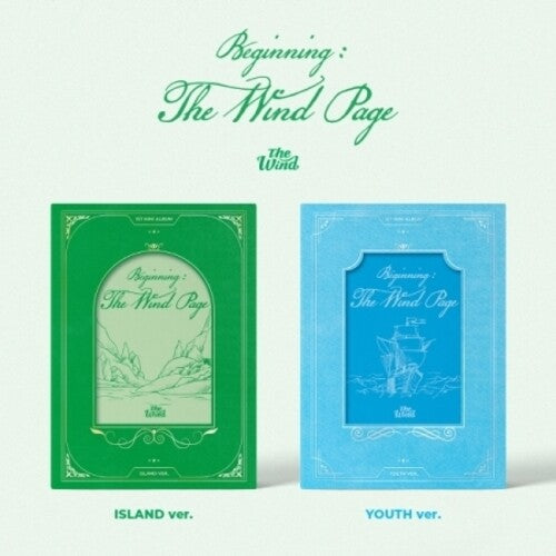 Wind - Beginning - The Wind Page - Random Cover - incl. 100pg Photobook, Envelope, Postcard, Sticker, Lucky Scratch Card, 2 Photocards, Folded Map, Special Ticket, ID Card + 3-Cut Photo