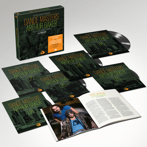 Various Artists - Arthur Baker Presents Dance Masters: Arthur Baker The Classic Dance Remixes - 6LP Boxset, Lift Off Lid Box Set, 16pp Booklet, 140-gram Black Vinyl, Signed insert