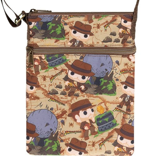 Funko POP! PASSPORT CROSSBODY: INDIANA JONES - RAIDERS AOP