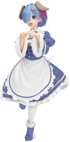 Taito - Re: Zero Starting Life in Another World - Rem (Memory Snow Puppy Version) Renewal Edition Statue