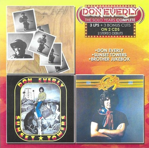 Don Everly - Solo Years Complete-3 LPS + 3 Bonus Cuts