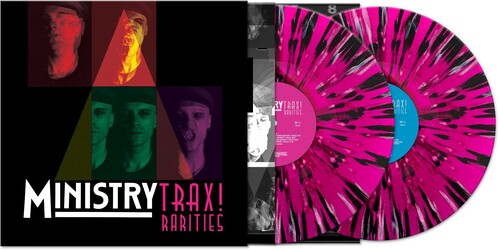 Ministry - Trax Rarities - Black/white/magenta Splatter